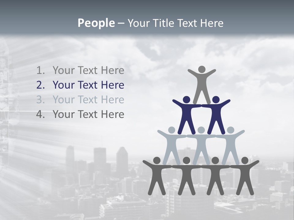 Cool Temperature White PowerPoint Template