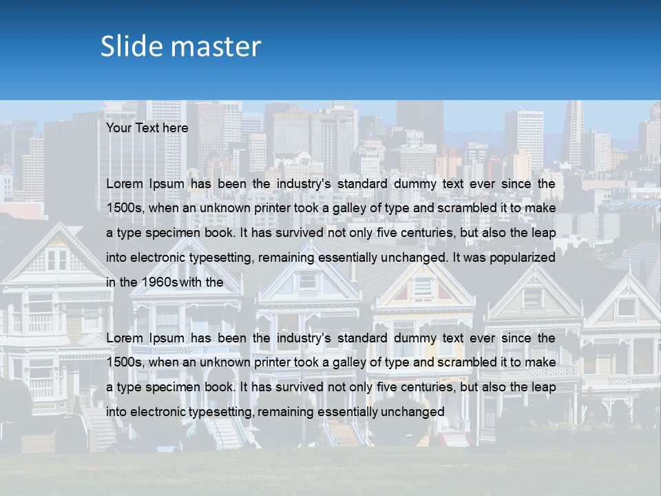 Electric Technology Electricity PowerPoint Template