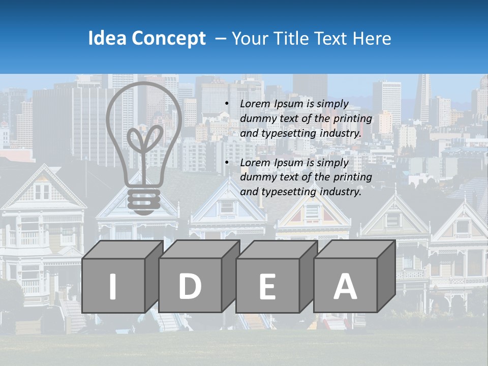 Electric Technology Electricity PowerPoint Template