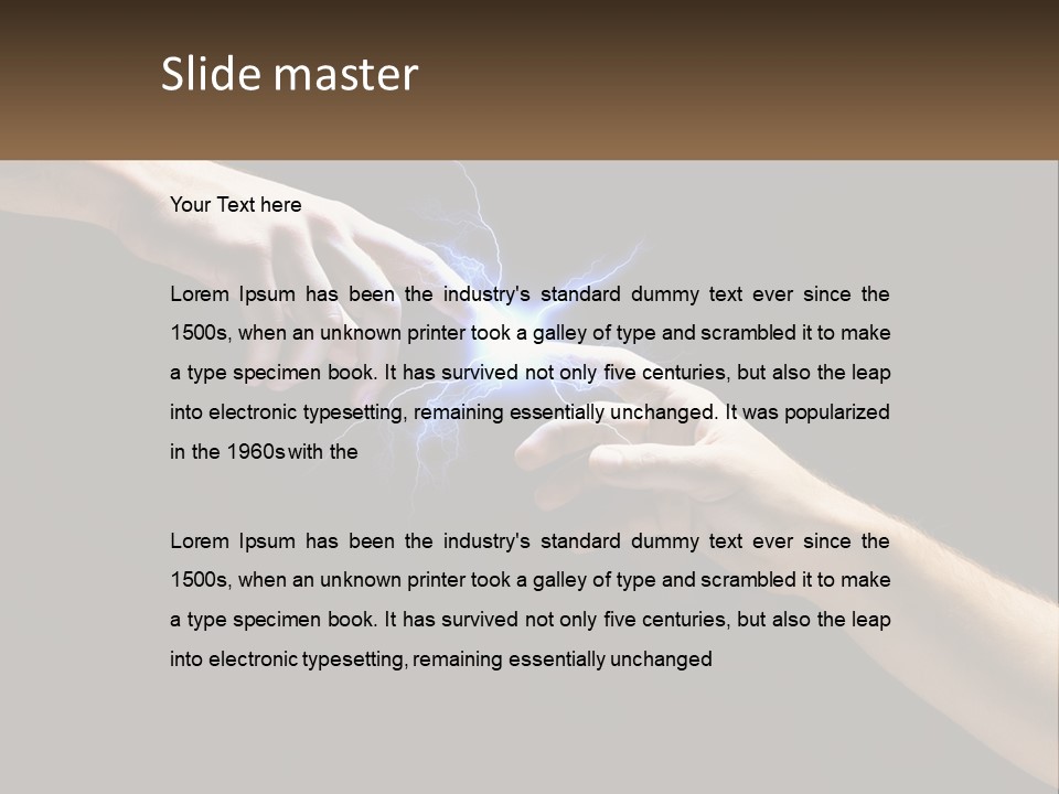 Cool Power Electricity PowerPoint Template