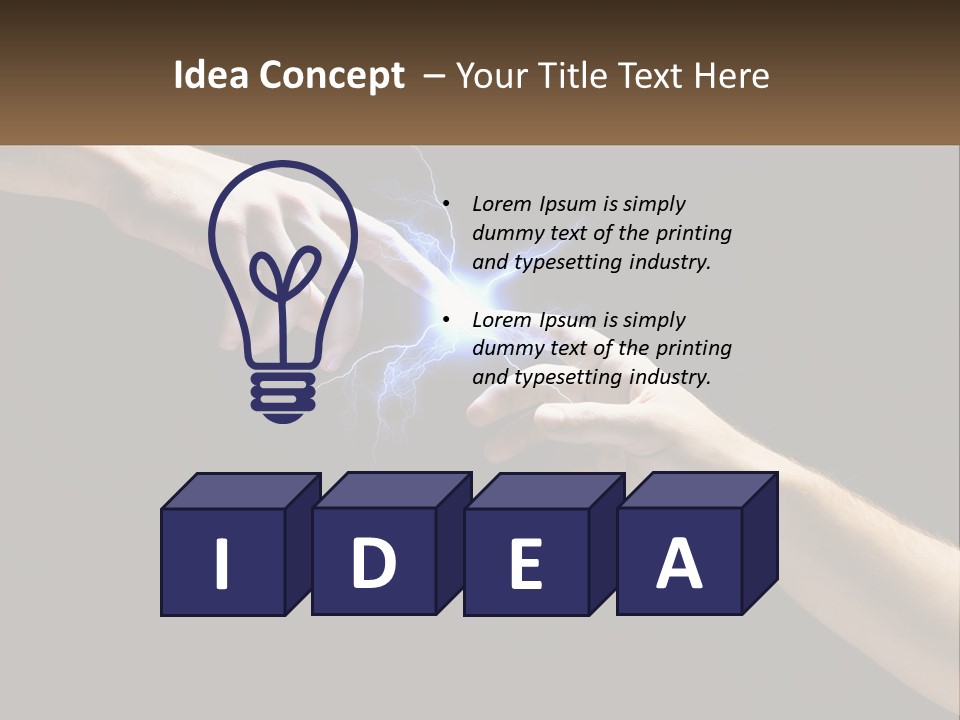 Cool Power Electricity PowerPoint Template