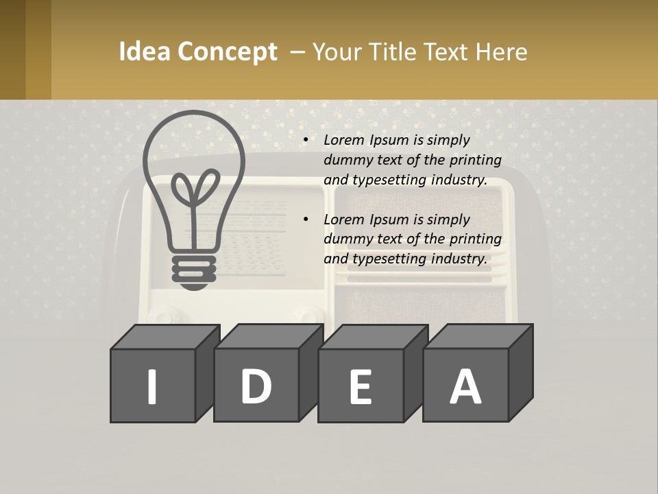 Remote Energy Electric PowerPoint Template