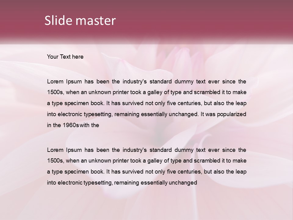 Unit White Condition PowerPoint Template