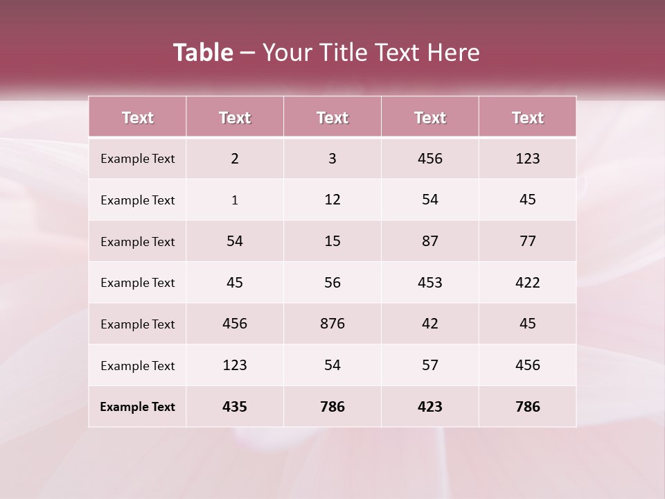 Unit White Condition PowerPoint Template