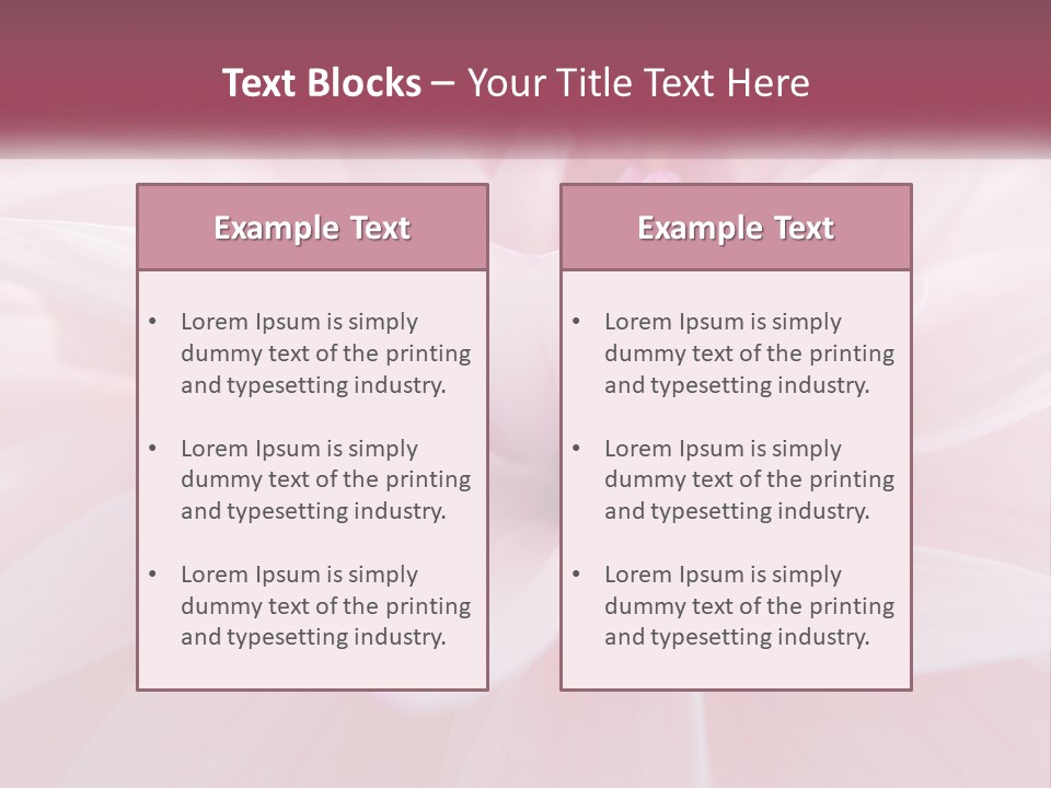 Unit White Condition PowerPoint Template