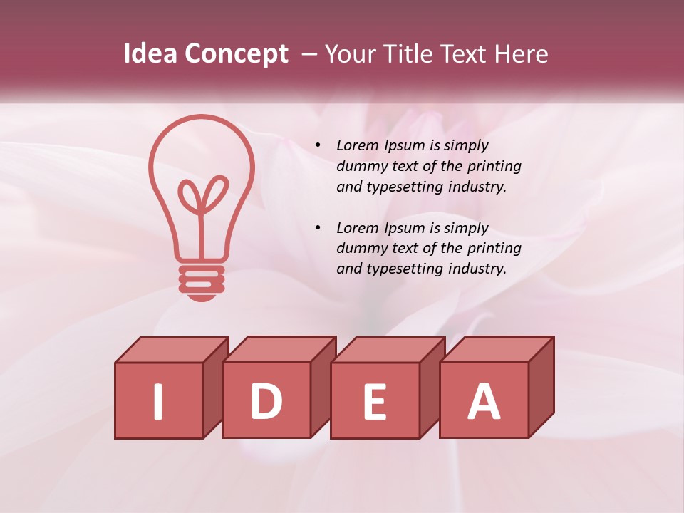 Unit White Condition PowerPoint Template