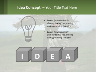 Cold Electricity Supply PowerPoint Template