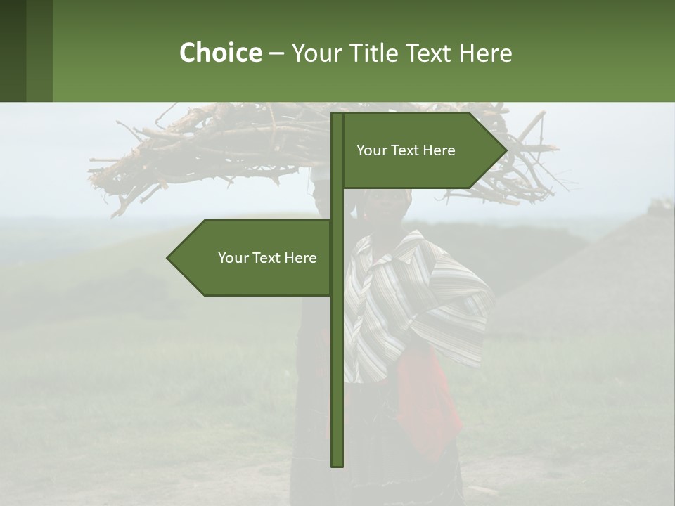 Cold Electricity Supply PowerPoint Template