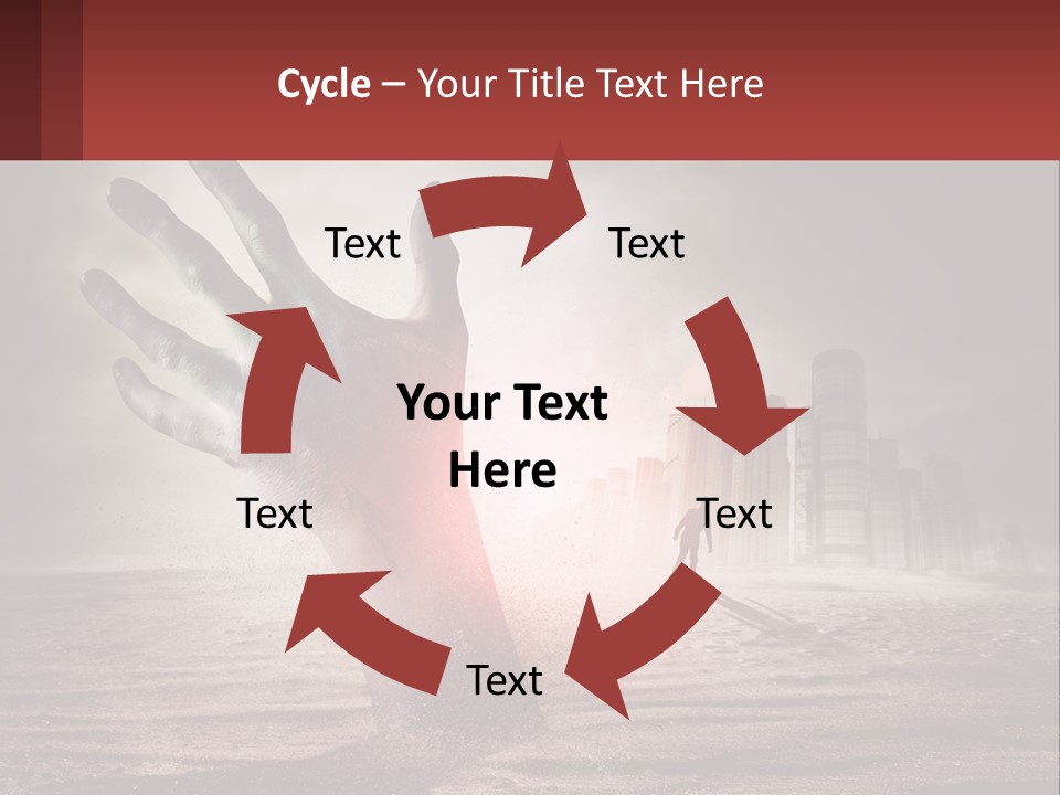 Electric Cooling Power PowerPoint Template
