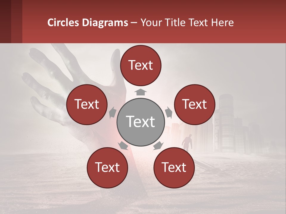 Electric Cooling Power PowerPoint Template