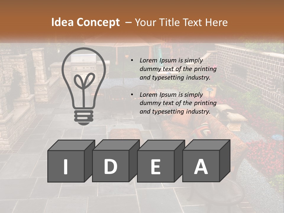 White Switch Cool PowerPoint Template