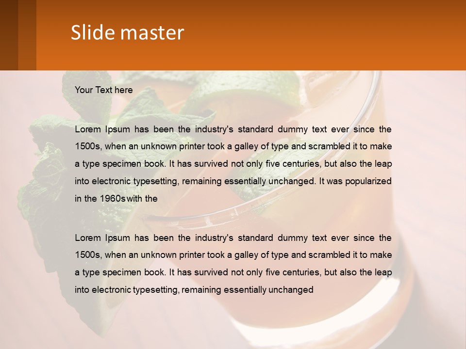 Part Cold House PowerPoint Template