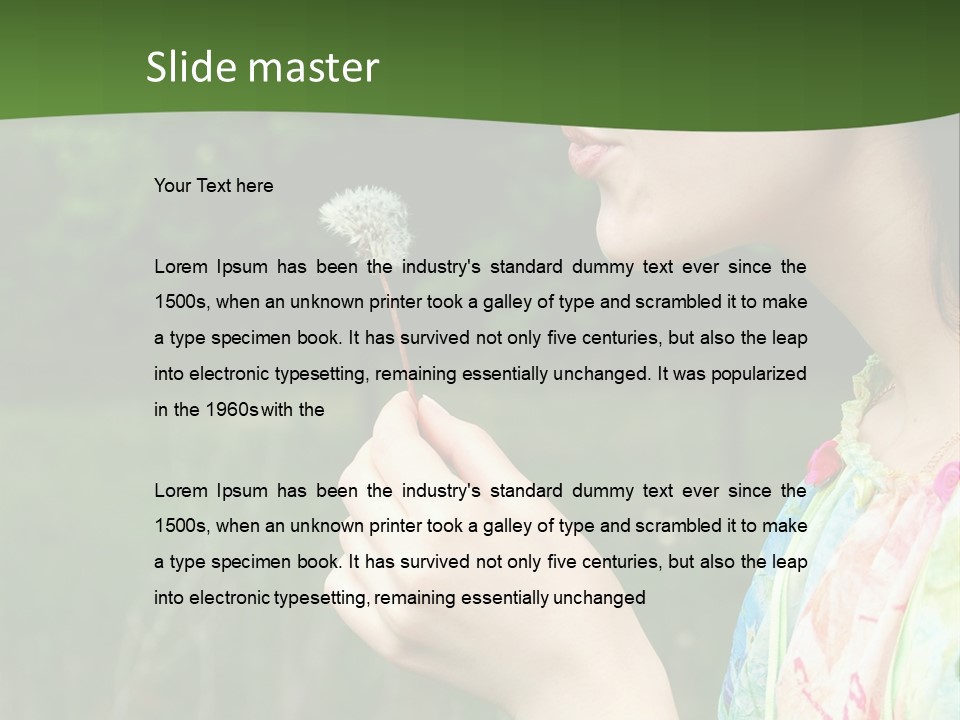 Cooling Ventilation Power PowerPoint Template