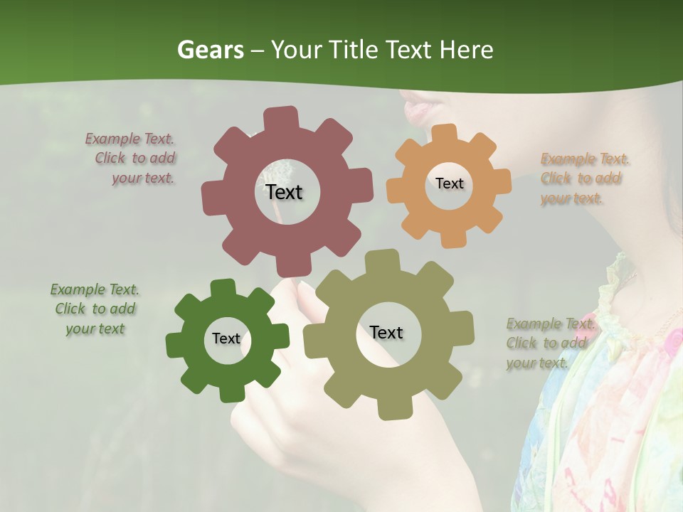 Cooling Ventilation Power PowerPoint Template