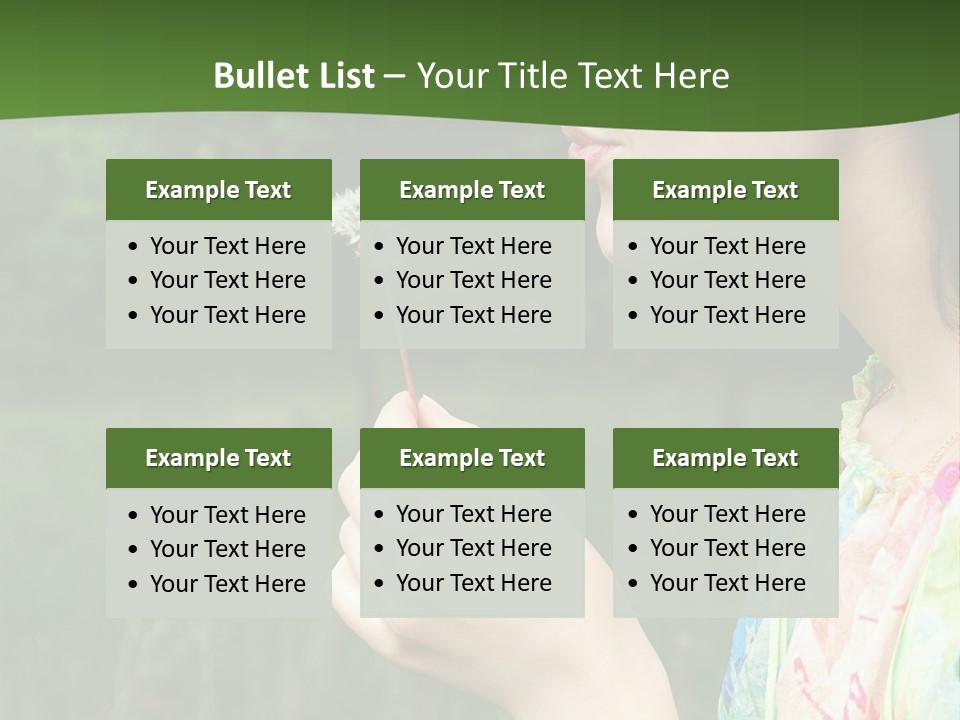 Cooling Ventilation Power PowerPoint Template