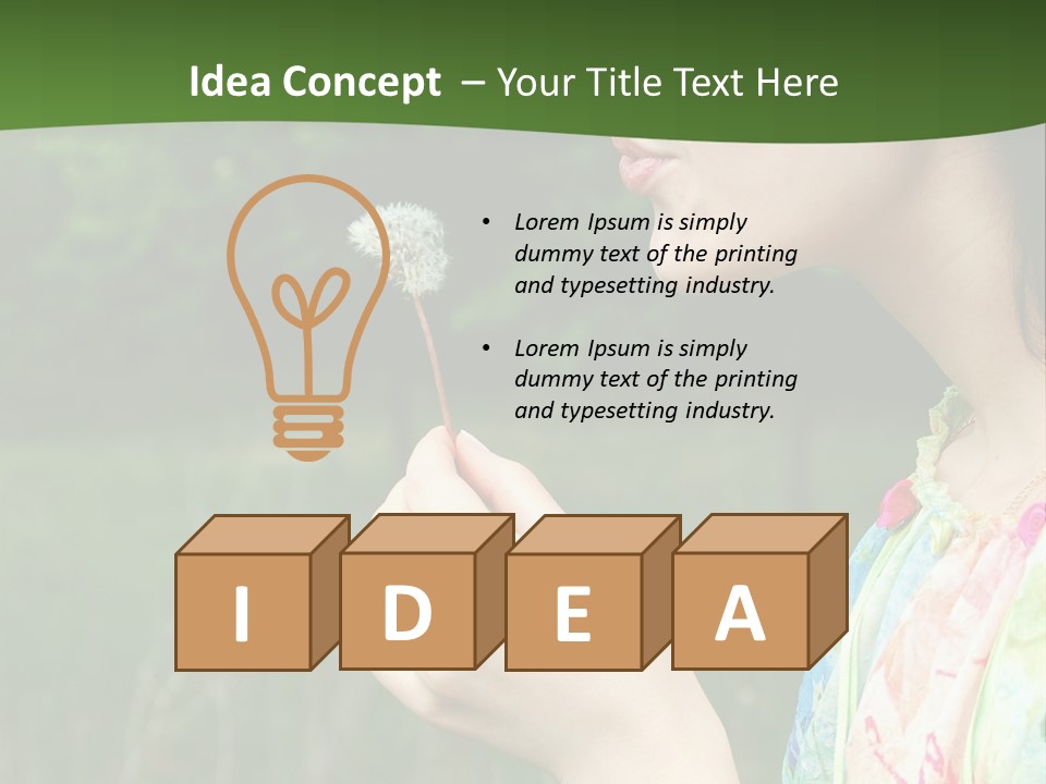 Cooling Ventilation Power PowerPoint Template
