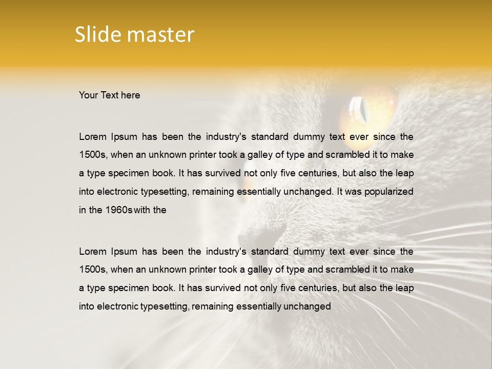 Power White Heat PowerPoint Template