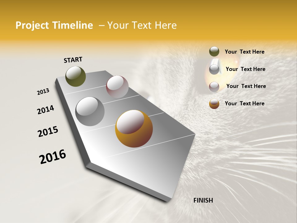 Power White Heat PowerPoint Template