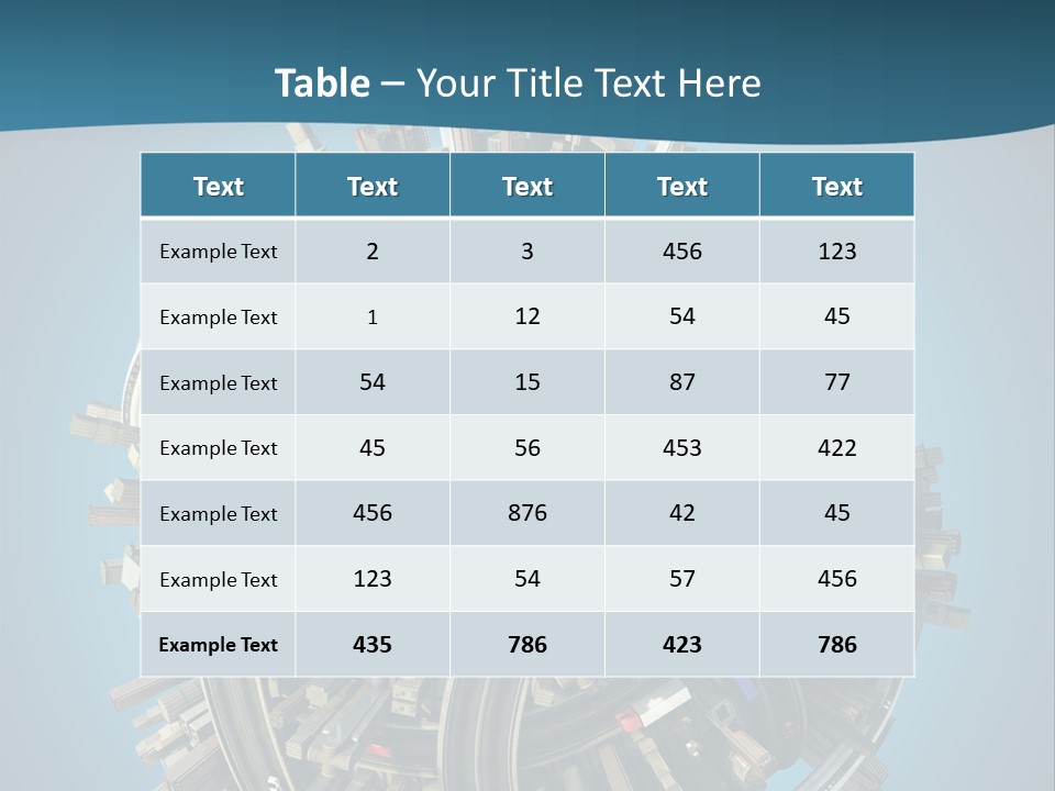 Power Air Supply PowerPoint Template