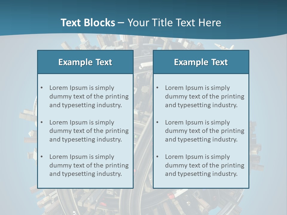 Power Air Supply PowerPoint Template