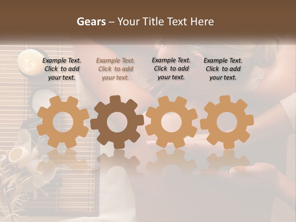 Cooling Electric Part PowerPoint Template