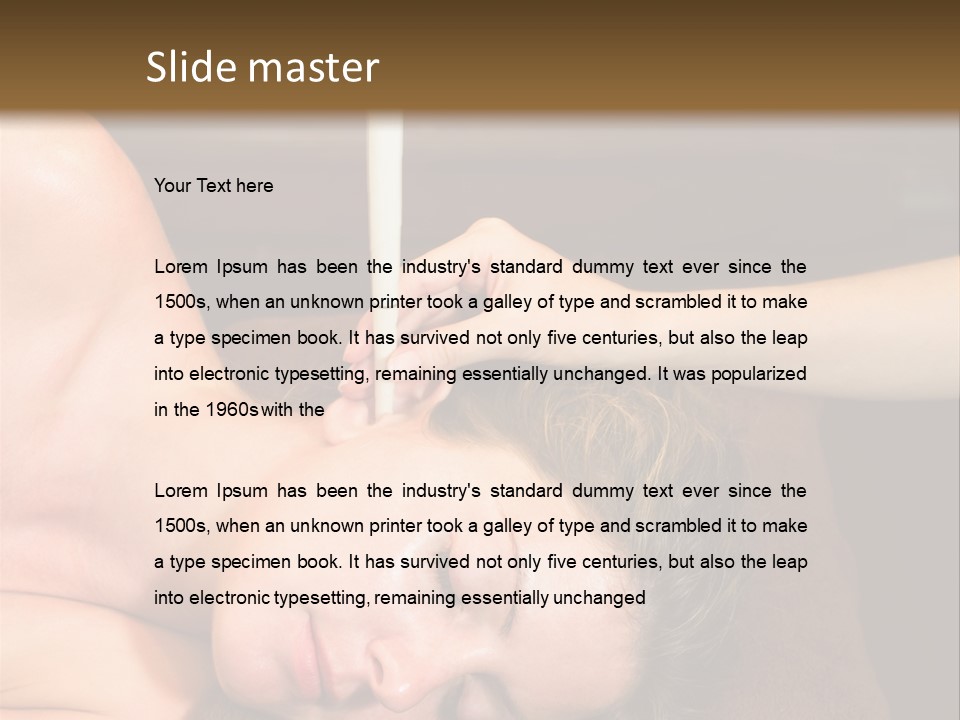 Electric White Temperature PowerPoint Template