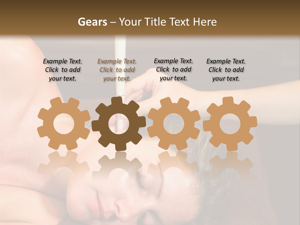 Electric White Temperature PowerPoint Template