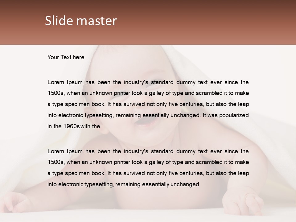 White Industry Supply PowerPoint Template