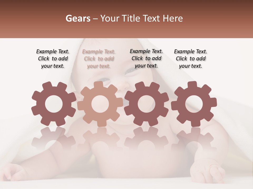 White Industry Supply PowerPoint Template