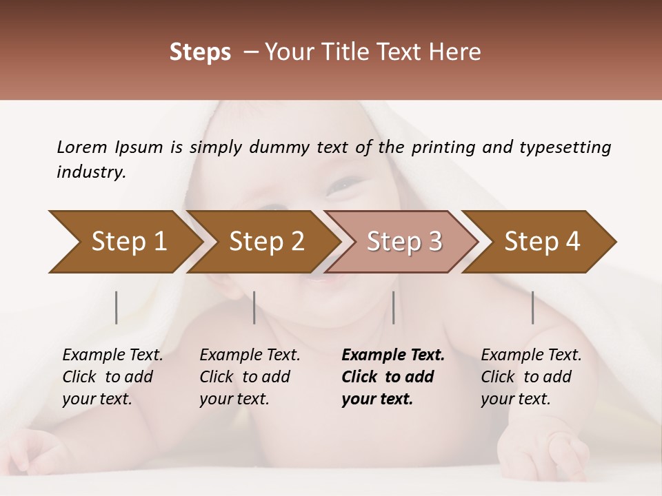 White Industry Supply PowerPoint Template