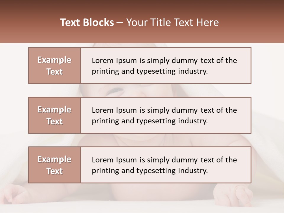 White Industry Supply PowerPoint Template