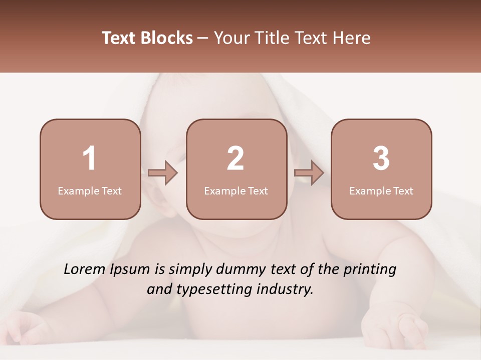 White Industry Supply PowerPoint Template