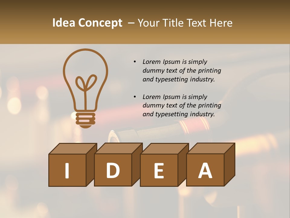 Electricity Heat House PowerPoint Template