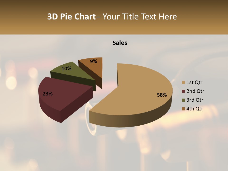 Electricity Heat House PowerPoint Template