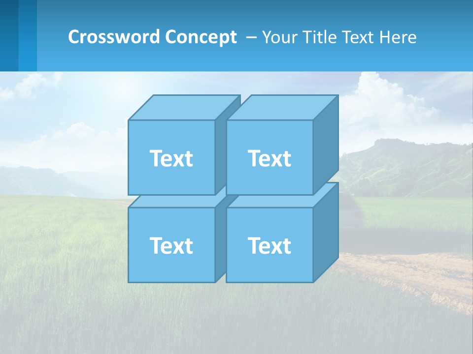 Unit Cool White PowerPoint Template