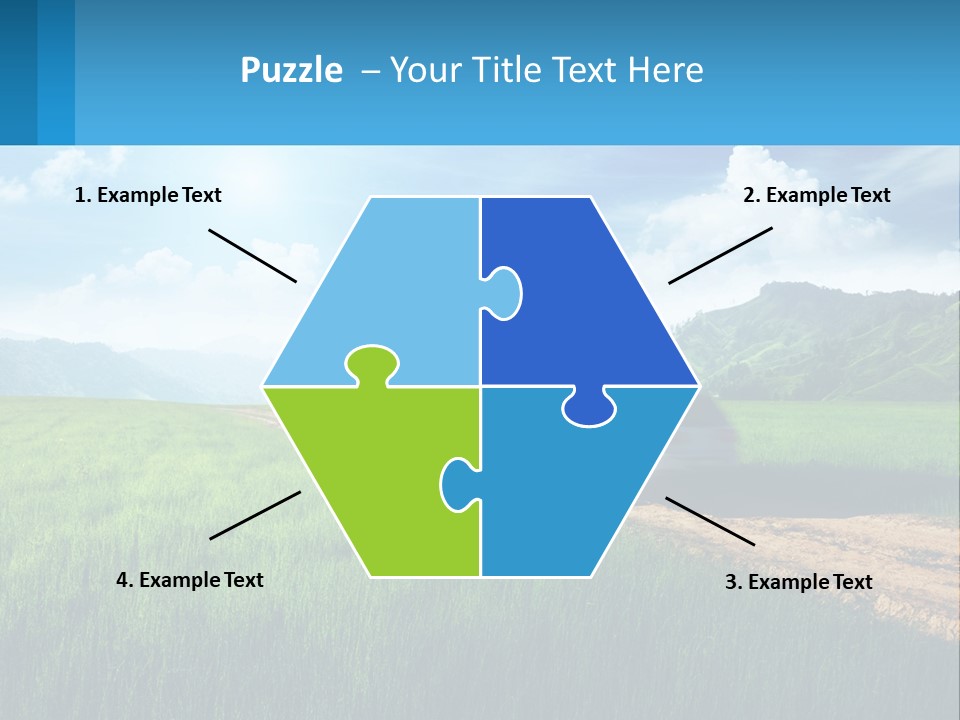 Unit Cool White PowerPoint Template