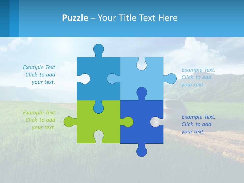 Unit Cool White PowerPoint Template