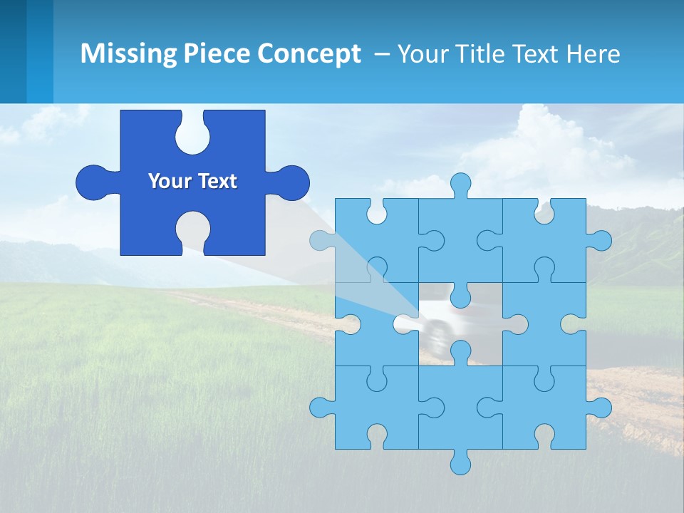 Unit Cool White PowerPoint Template