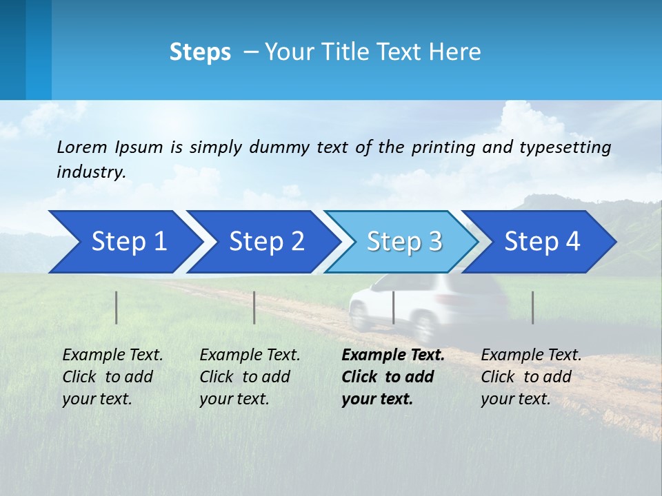 Unit Cool White PowerPoint Template