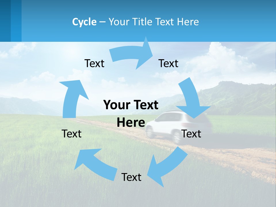 Unit Cool White PowerPoint Template