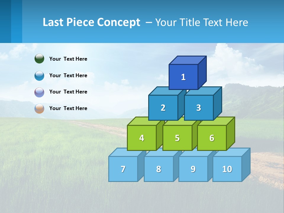 Unit Cool White PowerPoint Template