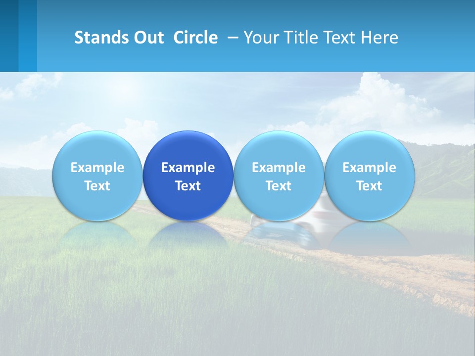 Unit Cool White PowerPoint Template