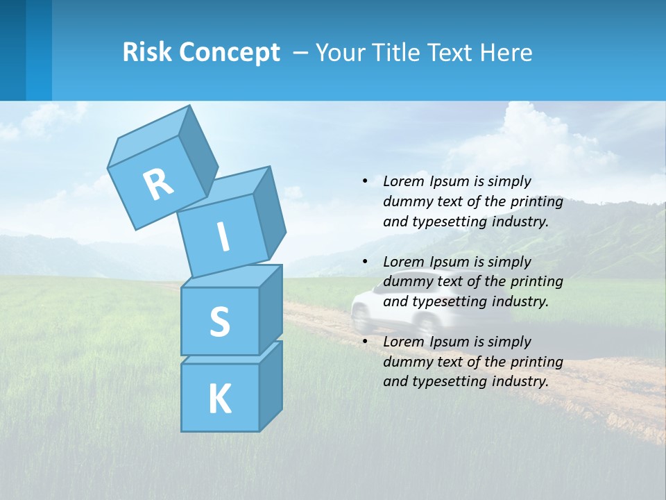 Unit Cool White PowerPoint Template