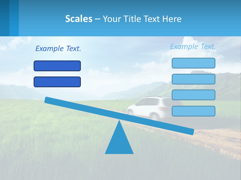 Unit Cool White PowerPoint Template