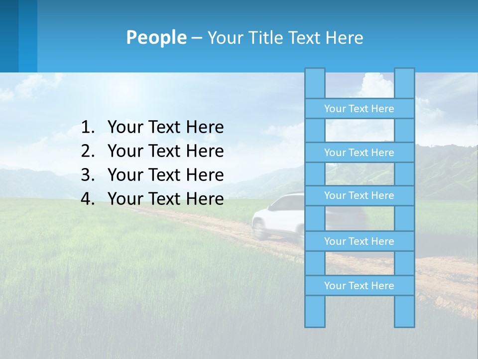 Unit Cool White PowerPoint Template