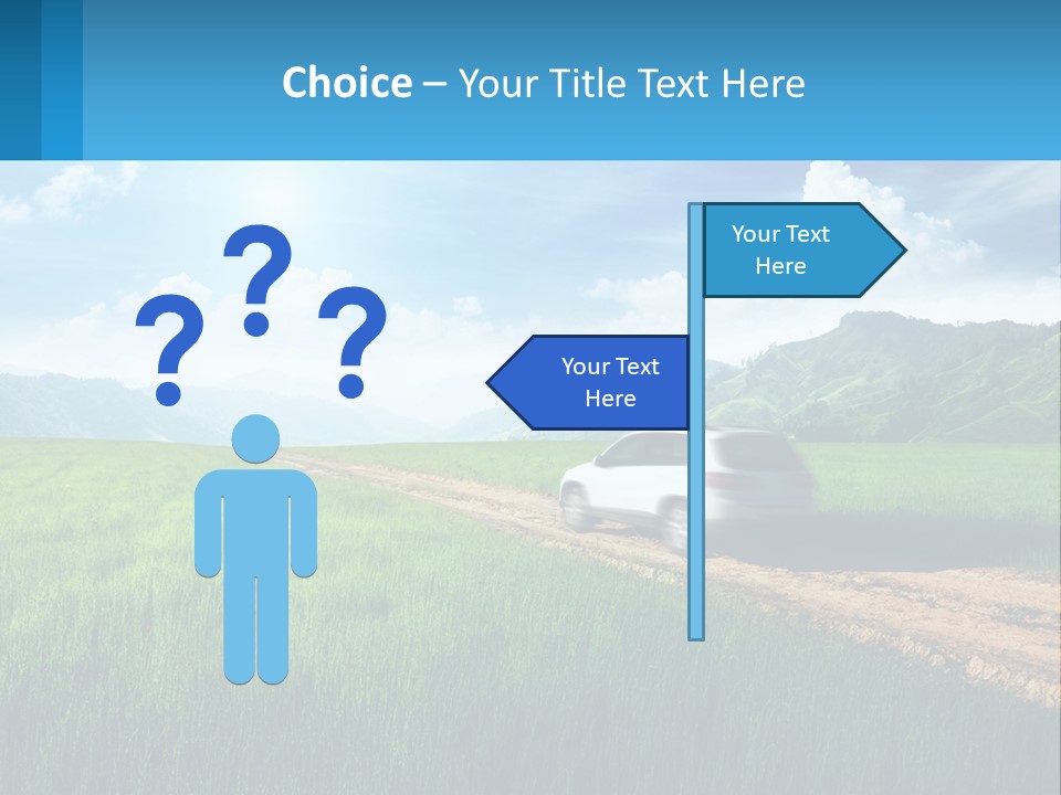 Unit Cool White PowerPoint Template