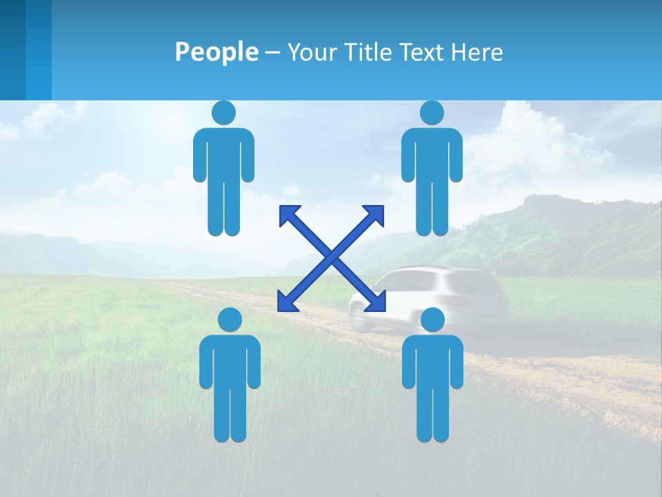 Unit Cool White PowerPoint Template