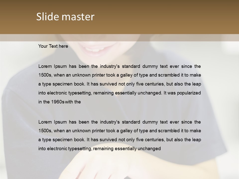 Electricity Remote Temperature PowerPoint Template