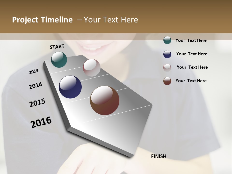 Electricity Remote Temperature PowerPoint Template