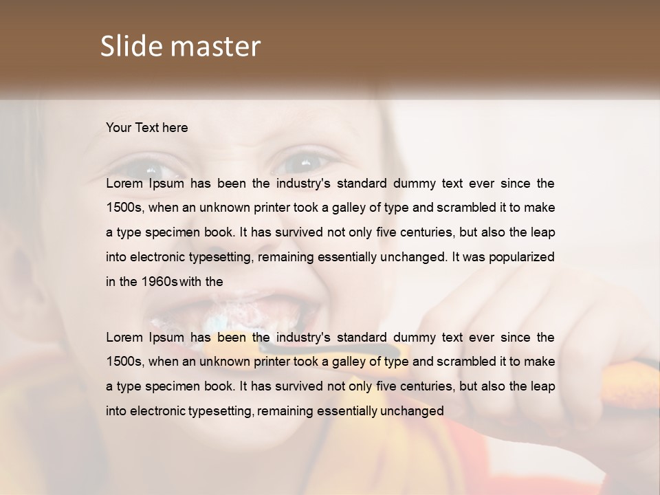Equipment Electric Ventilation PowerPoint Template